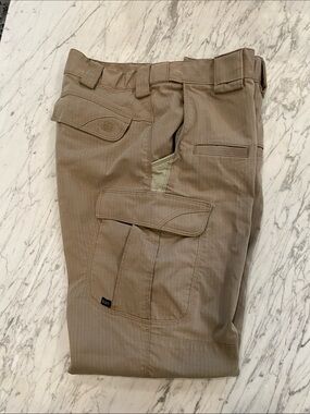 5.11 Tactical Men's Khaki/Tan Cargo Pants with Utility Pockets